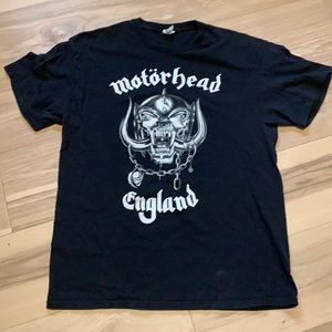 England Black Graphic Band T-Shirt - Men's